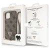 Guess GUHCP12MP4TDSCPW tok iPhone 12 / 12 Pro - Barna Crossbody 4G Metal Logo thumbnail