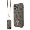 Guess GUHCP12MP4TDSCPW tok iPhone 12 / 12 Pro - Barna Crossbody 4G Metal Logo thumbnail