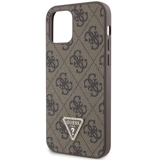 Guess GUHCP12MP4TDSCPW tok iPhone 12 / 12 Pro - Barna Crossbody 4G Metal Logo - 7