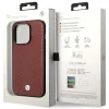  iPhone 14 Pro Max 6.7" Burgundy/Burgundy Leather Diamond Pattern MagSafe BMW BMHMP14X22RFGR tok thumbnail