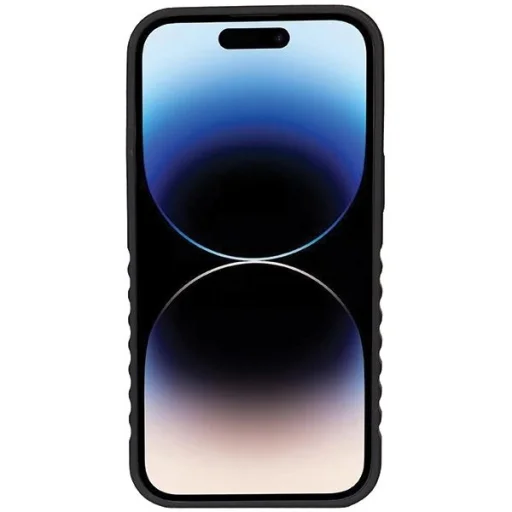  iPhone 14 Pro fekete és piros Audi Genuine Leather tok MagSafe kompatibilitással - 4