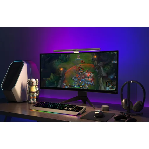 Yeelight Screen Light Bar Pro RGB Monitorlámpa (ezüst) - 7
