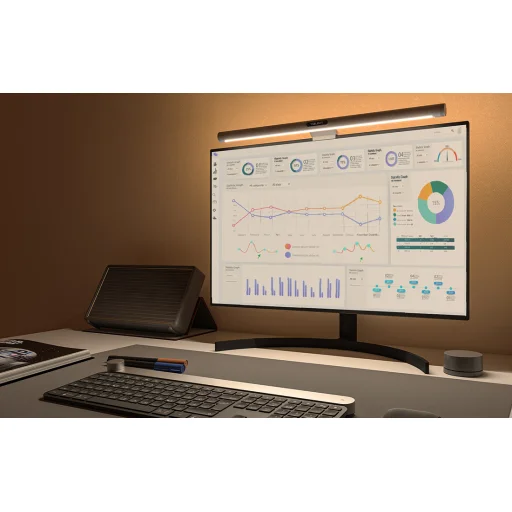 Yeelight Screen Light Bar Pro RGB Monitorlámpa (ezüst) - 10