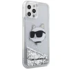 Karl Lagerfeld KLHCP12MLNHCCS iPhone 12/ 12 Pro 6.1" silver/silver hardcase Glitter Choupette Head thumbnail
