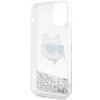 Karl Lagerfeld KLHCP12MLNHCCS iPhone 12/ 12 Pro 6.1" silver/silver hardcase Glitter Choupette Head thumbnail