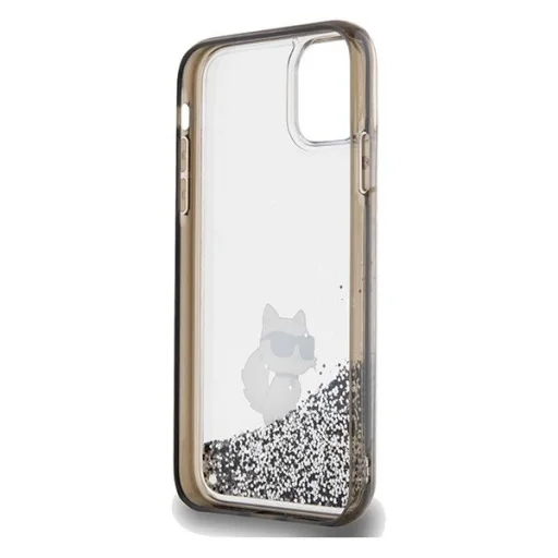Karl Lagerfeld Liquid Glitter Choupette tok iPhone 11 - átlátszó - 7