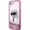 Karl Lagerfeld KLHCI8LNKHCP iPhone 7/8/ SE 2020/2022 pink/pink hardcase Glitter Karl Head tok thumbnail