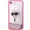 Karl Lagerfeld KLHCI8LNKHCP iPhone 7/8/ SE 2020/2022 pink/pink hardcase Glitter Karl Head tok thumbnail