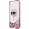Karl Lagerfeld KLHCI8LNKHCP iPhone 7/8/ SE 2020/2022 pink/pink hardcase Glitter Karl Head tok thumbnail
