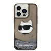 Karl Lagerfeld KLHCP14XLNCHCK iPhone 14 Pro Max 6.7" fekete/fekete keménytok Glitter Choupette Fej tok thumbnail