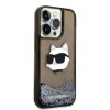Karl Lagerfeld KLHCP14XLNCHCK iPhone 14 Pro Max 6.7" fekete/fekete keménytok Glitter Choupette Fej tok thumbnail