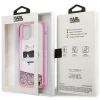 Karl Lagerfeld KLHCP12MLNCHCP iPhone 12/ 12 Pro 6.1" pink/pink glitter tok Choupette fej thumbnail
