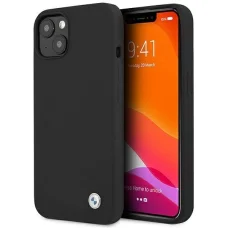  iPhone 13 mini 5,4" fekete BMW BMHCP13SSILBK hardcase Silicone Signature tok
