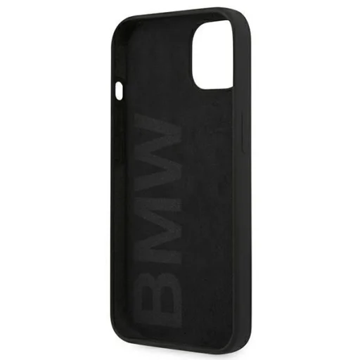  iPhone 13 mini 5,4" fekete BMW BMHCP13SSILBK hardcase Silicone Signature tok - 7