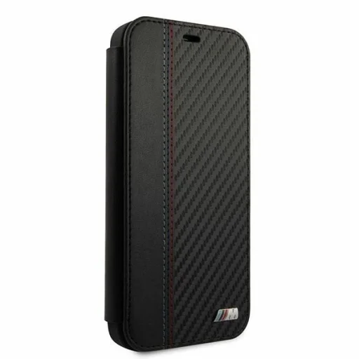  iPhone 12 Mini BMW M Collection PU Carbon Stripe fliptok - 3