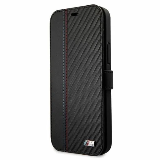  iPhone 12 Mini BMW M Collection PU Carbon Stripe fliptok - 1