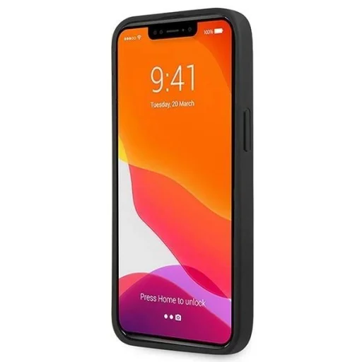 Mercedes MEHCP13LPSQRE iPhone 13 Pro / 13 6,1" piros keménytok Bőr Csillag Minta tok - 5