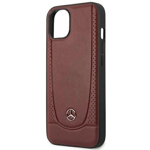 Mercedes MEHCP14MARMRE iPhone 14 Plus 6.7" piros kemény tok bőr Urban Bengale - 6