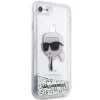 Karl Lagerfeld KLHCI8LNKHCH iPhone 7/8/SE 2020/2022 ezüst/ezüst kemény tok Glitter Karl Head thumbnail