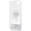 Karl Lagerfeld KLHCI8LNKHCH iPhone 7/8/SE 2020/2022 ezüst/ezüst kemény tok Glitter Karl Head thumbnail