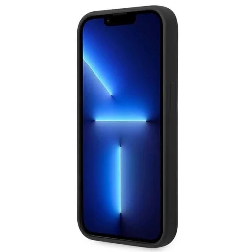  iPhone 14 Pro 6,1" Fekete Szilikon Tok BMW BMHCP14LSILBK fém logóval - 5