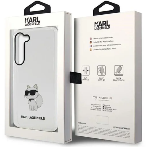 Karl Lagerfeld KLHCS23MHNCHTCT S23+ S916 átlátszó tok Ikonik Choupette - 8