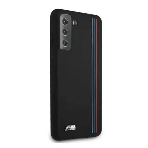 BMW BMHCS21MSIVTBK S21+ G996 fekete/black Silicone Stripes M Collection tok - 4