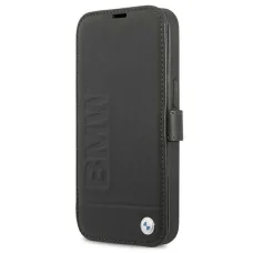  iPhone 13 mini 5,4" fekete BMW BMFLBKP13SSLLBK fliptok Signature tok