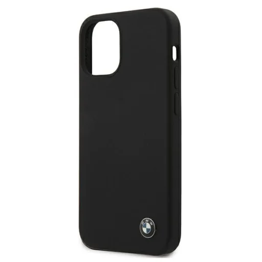 iPhone 12 mini 5,4" fekete BMW BMHCP12SSILBK hardcase Silicone Signature tok - 6