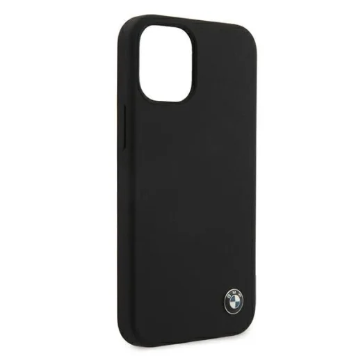  iPhone 12 mini 5,4" fekete BMW BMHCP12SSILBK hardcase Silicone Signature tok - 8