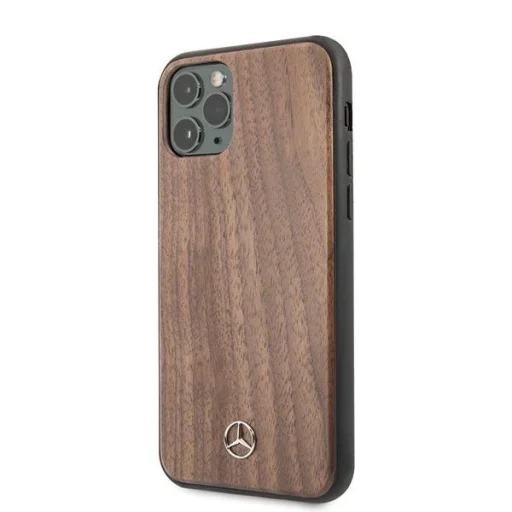 Mercedes MEHCN65VWOLB iPhone 11 Pro Max tok barna Wood Line Walnut - 2