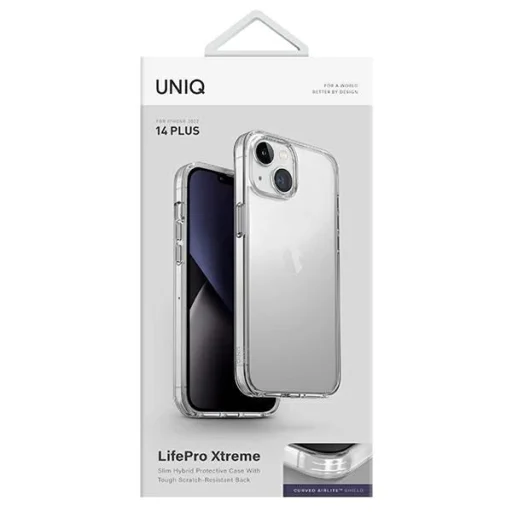 Uniq LifePro Xtreme tok iPhone 14 Plus telefonhoz - átlátszó - 7