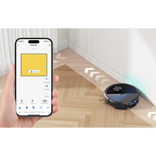 Lubluelu SL60 Plus Takarító Robot (Fekete) - 10