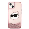 Karl Lagerfeld Glitter Choupette Head tok iPhone 14 Plus - rózsaszín thumbnail