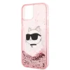 Karl Lagerfeld Glitter Choupette Head tok iPhone 14 Plus - rózsaszín thumbnail