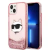 Karl Lagerfeld Glitter Choupette Head tok iPhone 14 Plus - rózsaszín thumbnail
