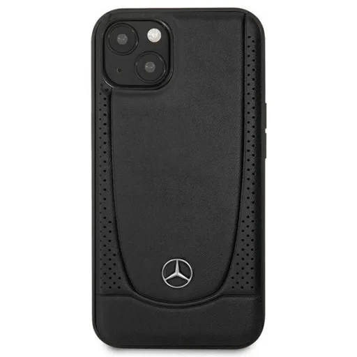 Mercedes MEHCP15MARMBK iPhone 15 Plus 6.7" fekete/fekete keménytok bőrből Urban tok - 3