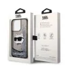 Karl Lagerfeld KLHCP14XLNCHCK iPhone 14 Pro Max 6.7" fekete/fekete keménytok Glitter Choupette Fej tok thumbnail