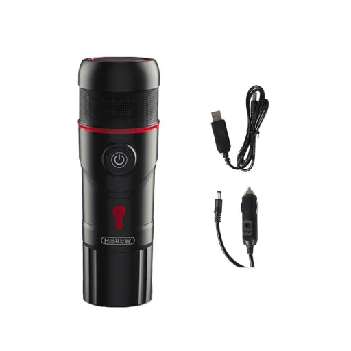 HiBREW H4-basic 3 az 1-ben hordozható kávéfőző 15 bar nyomással 80W - 1