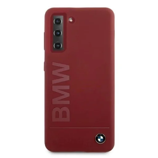 BMW BMHCS21MSLBLRE S21+ G996 piros hardcase Szilikon Aláírás Logó tok - 3