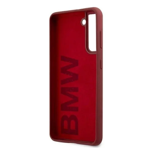 BMW BMHCS21MSLBLRE S21+ G996 piros hardcase Szilikon Aláírás Logó tok - 7