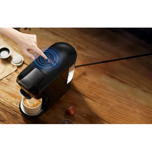 3 az 1-ben kapszulás kávéfőző 19 bar nyomással 1450W HiBREW H1A - 6