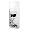 Karl Lagerfeld KLHCP14MLNHCCS iPhone 14 Plus 6,7" ezüst/ezüst hardcase csillogó Choupette fej tok thumbnail