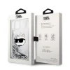 Karl Lagerfeld KLHCP14MLNHCCS iPhone 14 Plus 6,7" ezüst/ezüst hardcase csillogó Choupette fej tok thumbnail