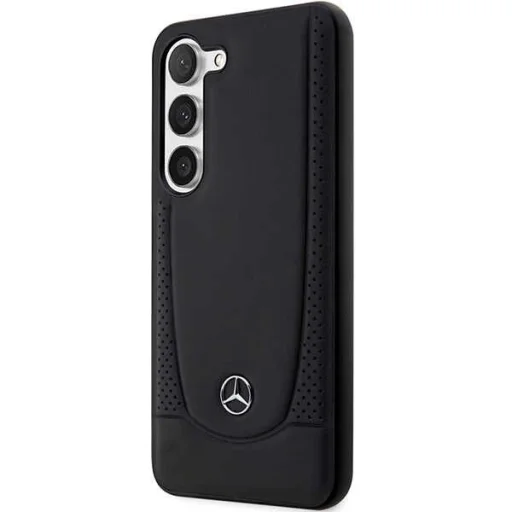 Mercedes Leather Urban tok Samsung Galaxy S23 - fekete - 2