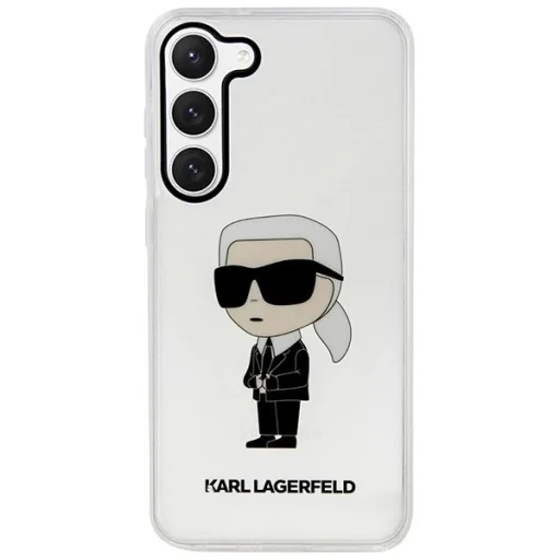 Karl Lagerfeld KLHCS23MHNIKTCT S23+ S916 átlátszó keménytok Ikonik Karl Lagerfeld - 3