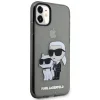 Karl Lagerfeld KLHCN61HNKCTGK iPhone 11 6.1" fekete/fekete keménytok Karl & Choupette thumbnail