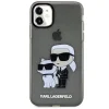 Karl Lagerfeld KLHCN61HNKCTGK iPhone 11 6.1" fekete/fekete keménytok Karl & Choupette thumbnail
