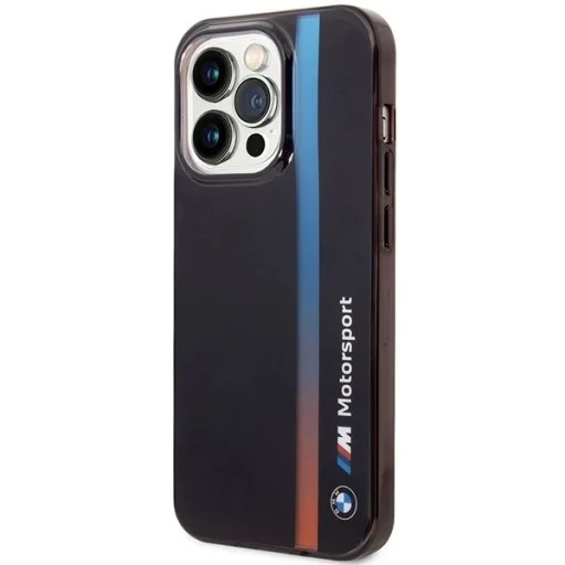  iPhone 14 Pro 6.1" fekete/fekete BMW BMHCP14L22HVGV IML Tricolor Stripe tok - 2