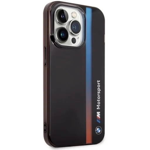  iPhone 14 Pro 6.1" fekete/fekete BMW BMHCP14L22HVGV IML Tricolor Stripe tok - 4